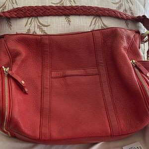 Cole Haan substantial quality red leather bag